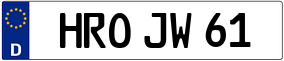 Truck License Plate